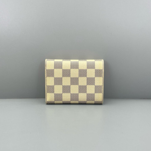 Louis Vuitton By The Pool Victorine Wallet Damier Azur White Pink