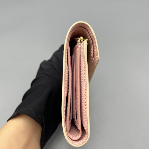 Louis Vuitton By The Pool Victorine Wallet Damier Azur White Pink