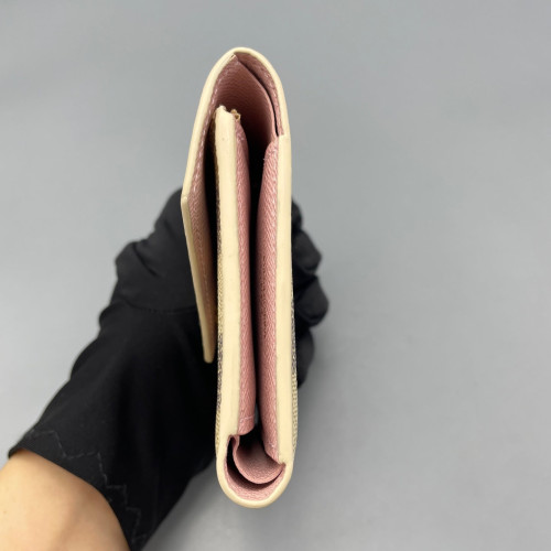 Louis Vuitton By The Pool Victorine Wallet Damier Azur White Pink