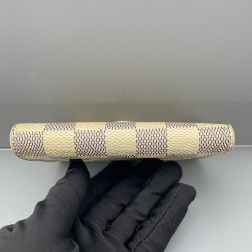 Louis Vuitton By The Pool Victorine Wallet Damier Azur White Pink