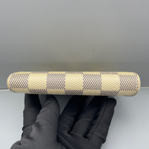 Louis Vuitton By The Pool Victorine Wallet Damier Azur White Pink