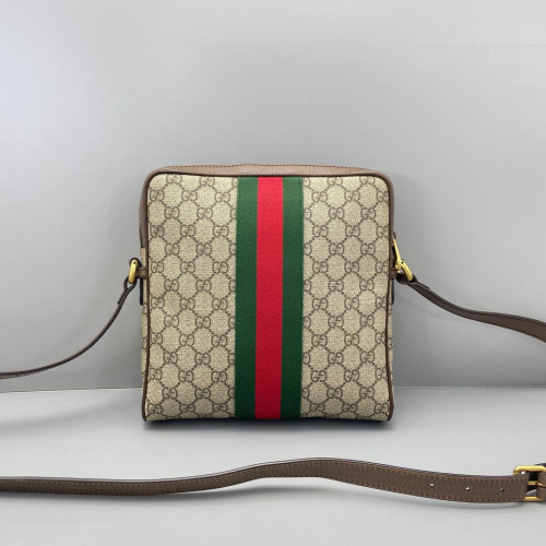 Gucci Ophidia Messenger GG Supreme Monogram Beige Ebony