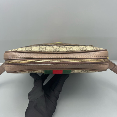 Gucci Ophidia Messenger GG Supreme Monogram Beige Ebony