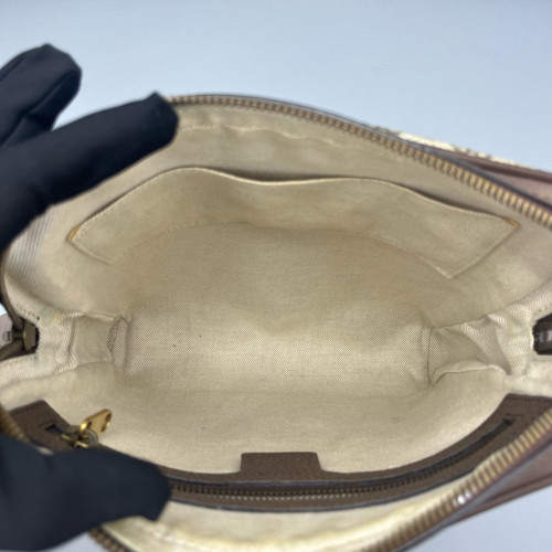 Gucci Ophidia Messenger GG Supreme Monogram Beige Ebony