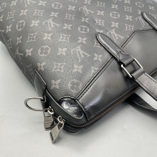 Louis Vuitton Explorer North-South Briefcase Monogram Eclipse Black Louis Vuitton Explorer North-South Briefcase Monogram Eclipse Black