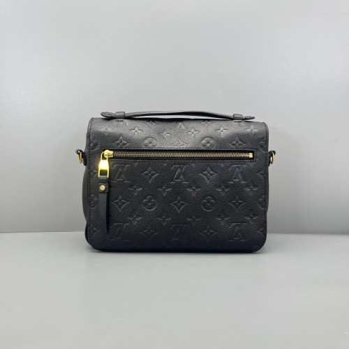 Louis Vuitton Pochette Metis Calfskin Monogram Empreinte Black Louis Vuitton Pochette Metis Calfskin Monogram Empreinte Black