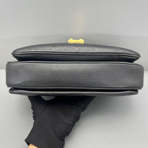 Louis Vuitton Pochette Metis Calfskin Monogram Empreinte Black Louis Vuitton Pochette Metis Calfskin Monogram Empreinte Black