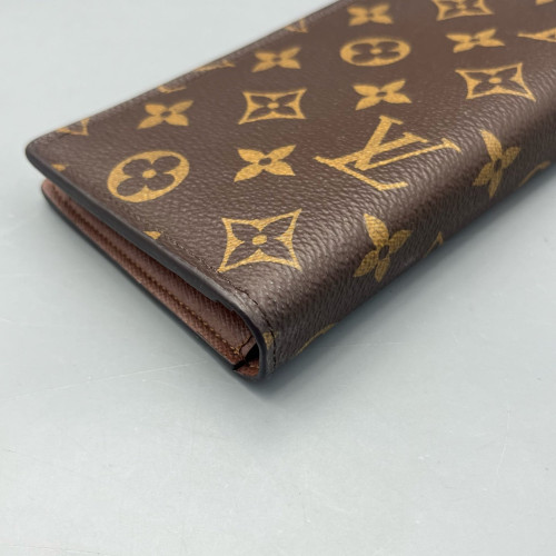Louis Vuitton Brazza Wallet Monogram Brown Louis Vuitton Brazza Wallet Monogram Brown