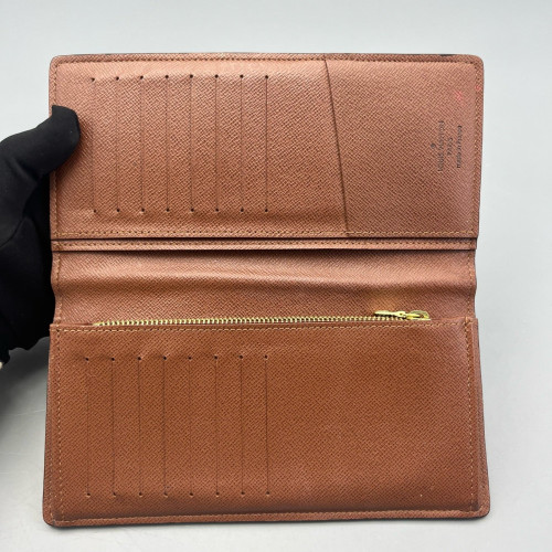 Louis Vuitton Brazza Wallet Monogram Brown Louis Vuitton Brazza Wallet Monogram Brown