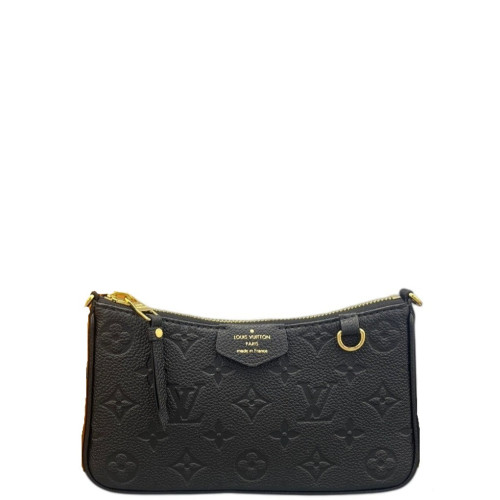 Louis Vuitton Easy Pouch On Strap Monogram Empreinte Black Louis Vuitton Easy Pouch On Strap Monogram Empreinte Black
