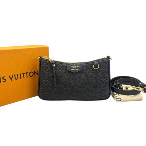 Louis Vuitton Easy Pouch On Strap Monogram Empreinte Black Louis Vuitton Easy Pouch On Strap Monogram Empreinte Black