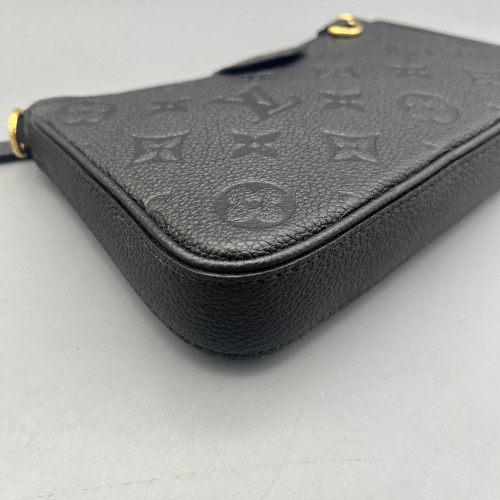 Louis Vuitton Easy Pouch On Strap Monogram Empreinte Black Louis Vuitton Easy Pouch On Strap Monogram Empreinte Black