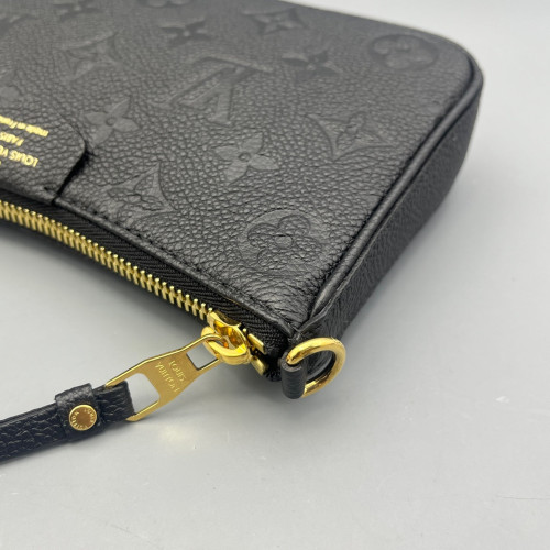 Louis Vuitton Easy Pouch On Strap Monogram Empreinte Black Louis Vuitton Easy Pouch On Strap Monogram Empreinte Black