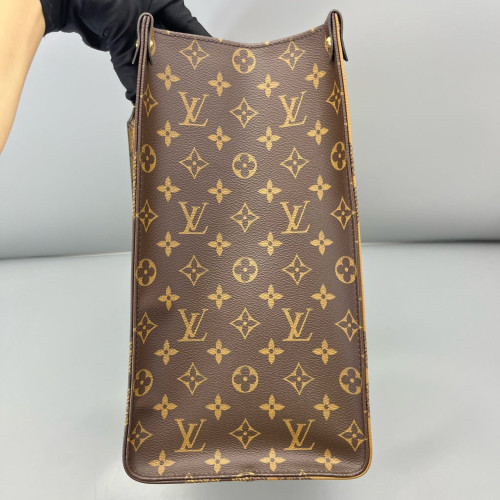 Louis Vuitton Onthego GM Monogram Reverse Monogram Giant Dark Brown Light Brown