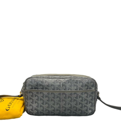 Goyard Sac Cap Vert Goyardine Grey White