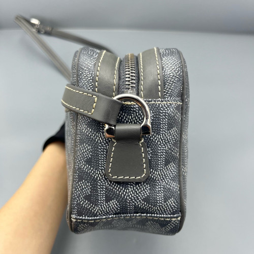 Goyard Sac Cap Vert Goyardine Grey White