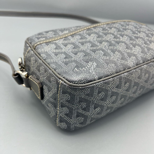 Goyard Sac Cap Vert Goyardine Grey White
