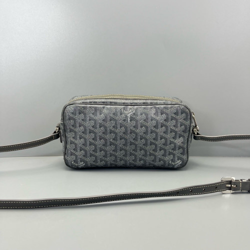 Goyard Sac Cap Vert Goyardine Grey White
