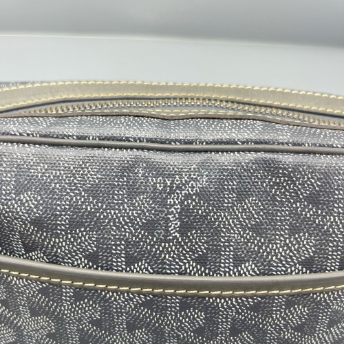 Goyard Sac Cap Vert Goyardine Grey White