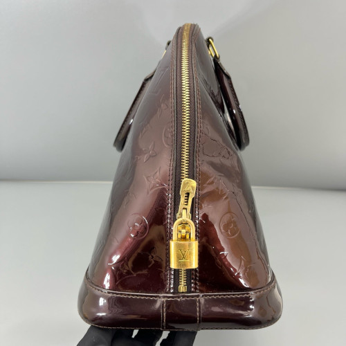 Louis Vuitton Alma GM Vernis Amarante