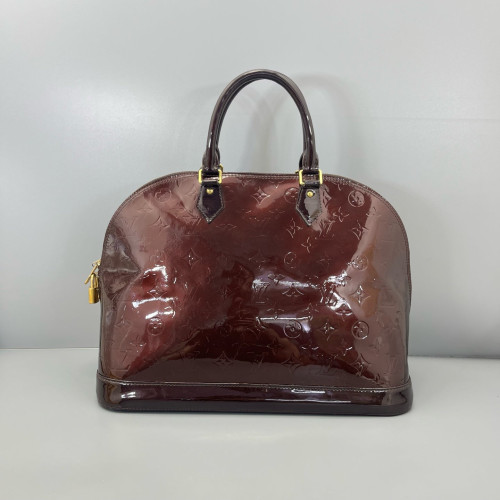 Louis Vuitton Alma GM Vernis Amarante