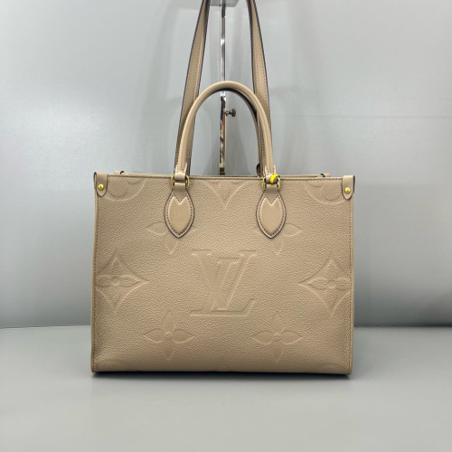 Louis Vuitton Onthego MM Monogram Empreinte Giant Grey Louis Vuitton Onthego MM Monogram Empreinte Giant Grey