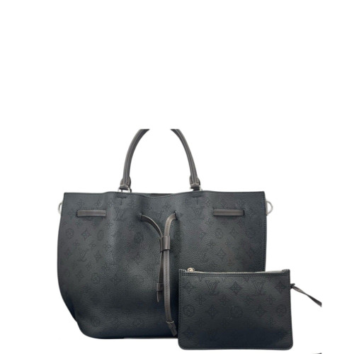 Louis Vuitton Girolata Bucket Bag Mahina Black