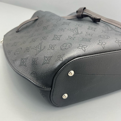 Louis Vuitton Girolata Bucket Bag Mahina Black