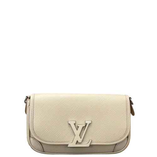 Louis Vuitton Buci Shoulder Bag Calfskin White