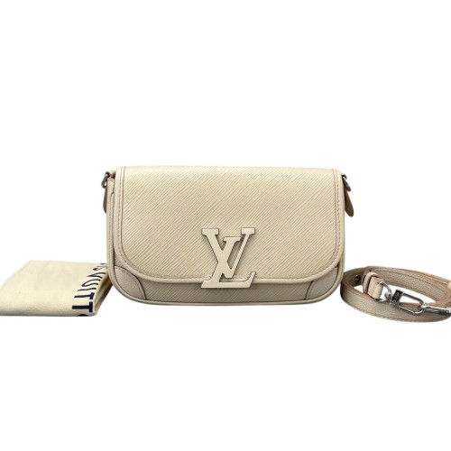 Louis Vuitton Buci Shoulder Bag Calfskin White