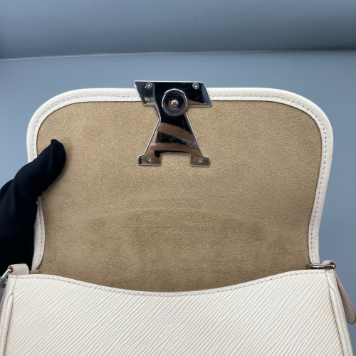 Louis Vuitton Buci Shoulder Bag Calfskin White