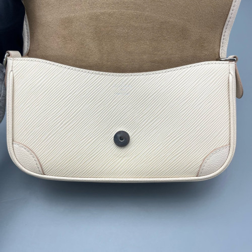 Louis Vuitton Buci Shoulder Bag Calfskin White