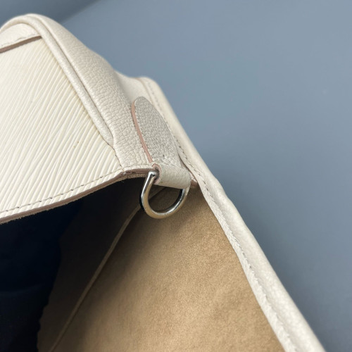 Louis Vuitton Buci Shoulder Bag Calfskin White