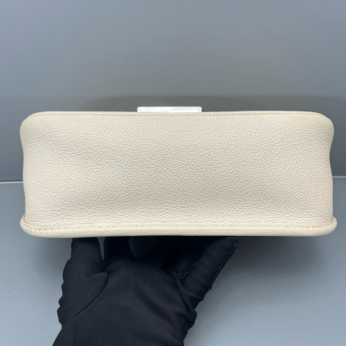 Louis Vuitton Buci Shoulder Bag Calfskin White
