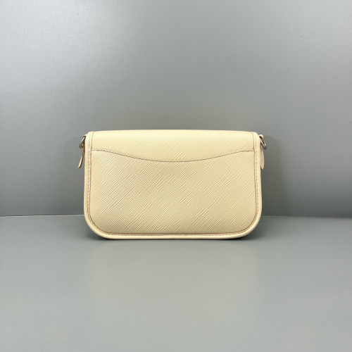 Louis Vuitton Buci Shoulder Bag Calfskin White