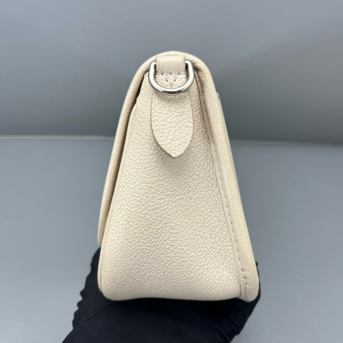 Louis Vuitton Buci Shoulder Bag Calfskin White
