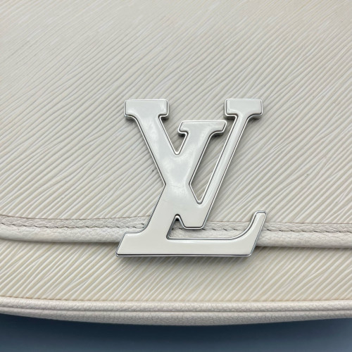 Louis Vuitton Buci Shoulder Bag Calfskin White