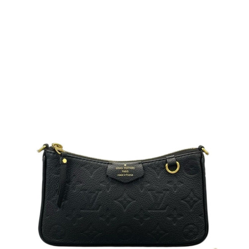 Louis Vuitton Easy Pouch On Strap Calfskin Black