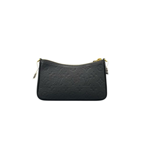 Louis Vuitton Easy Pouch On Strap Calfskin Black