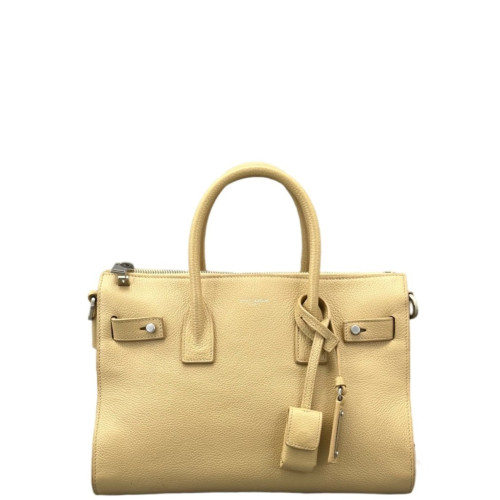 Yves Saint Laurent Baby Sac De Jour Calfskin Natural Tan