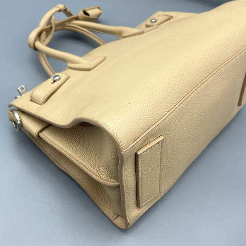 Yves Saint Laurent Baby Sac De Jour Calfskin Natural Tan