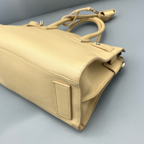Yves Saint Laurent Baby Sac De Jour Calfskin Natural Tan