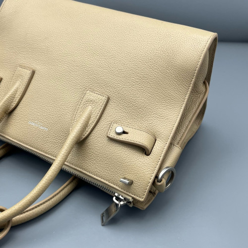 Yves Saint Laurent Baby Sac De Jour Calfskin Natural Tan