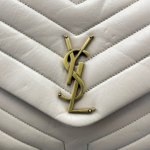 Yves Saint Laurent Medium Loulou Chain Calfskin Pink
