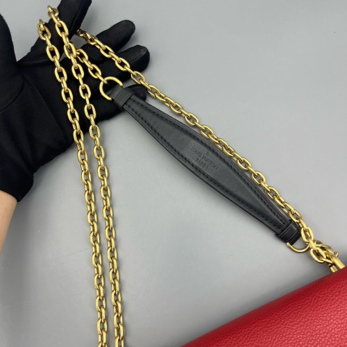 Louis Vuitton Saint Placide Monogram Brown Red