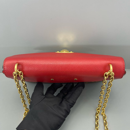 Louis Vuitton Saint Placide Monogram Brown Red