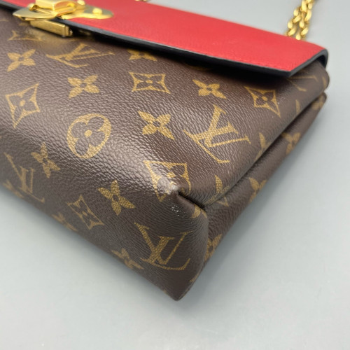 Louis Vuitton Saint Placide Monogram Brown Red