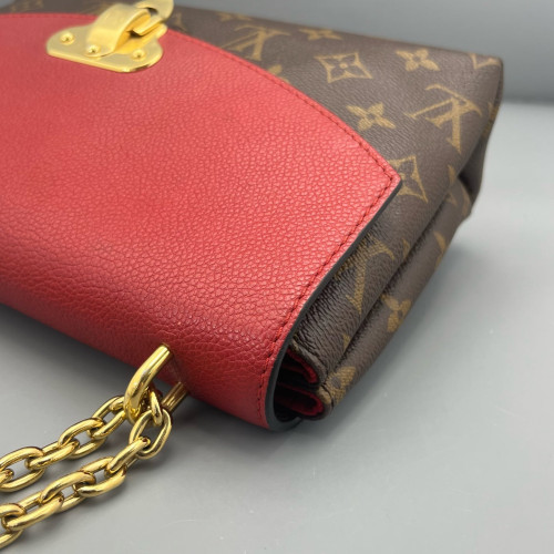Louis Vuitton Saint Placide Monogram Brown Red