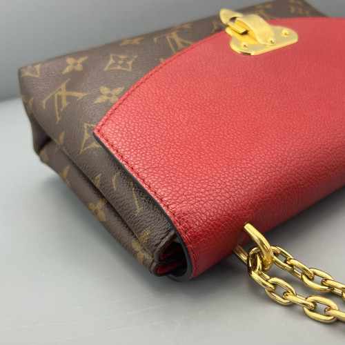 Louis Vuitton Saint Placide Monogram Brown Red