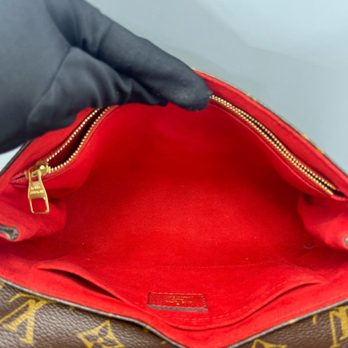 Louis Vuitton Saint Placide Monogram Brown Red